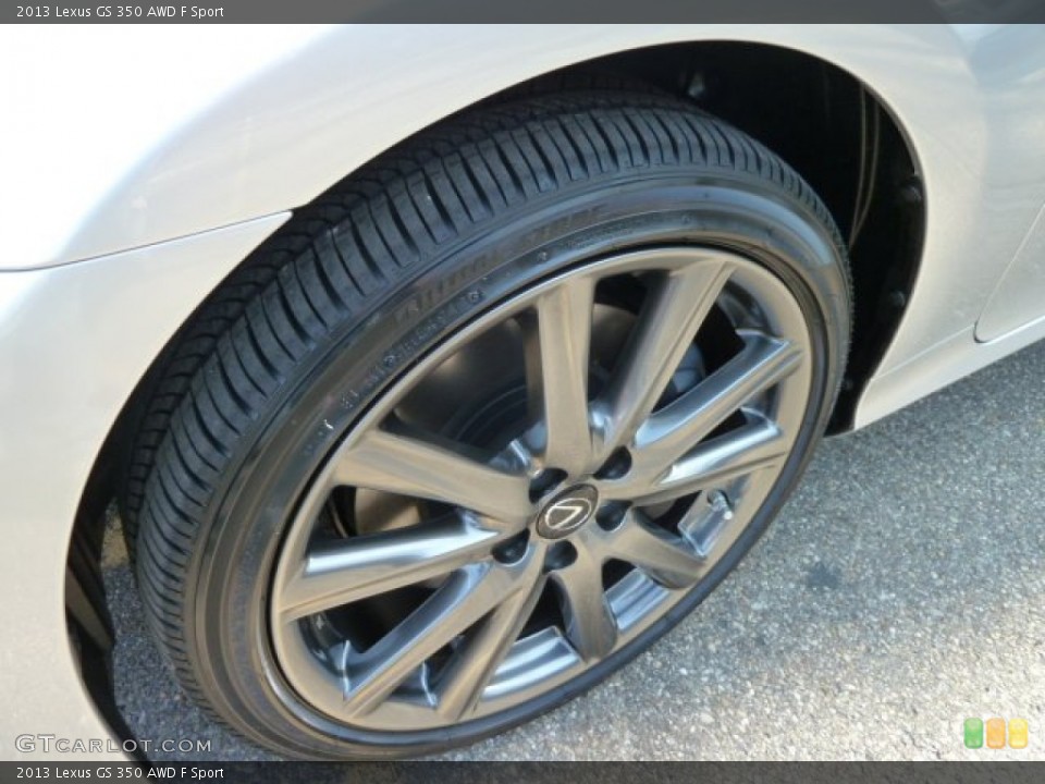 2013 Lexus GS 350 AWD F Sport Wheel and Tire Photo #62421069