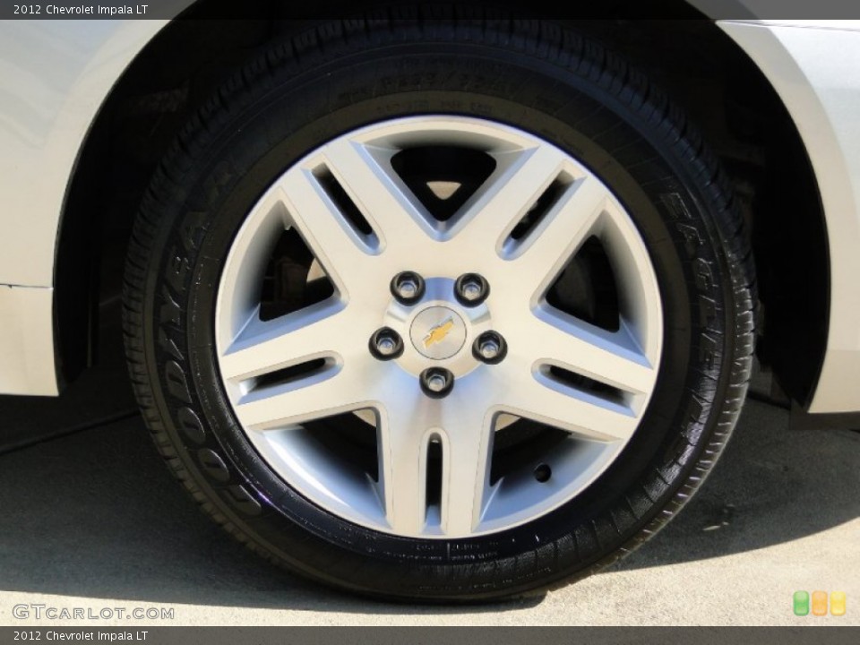 2012 Chevrolet Impala LT Wheel and Tire Photo #62423568
