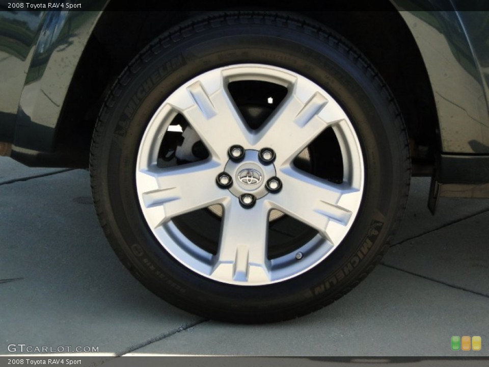 2008 Toyota RAV4 Sport Wheel and Tire Photo #62424270