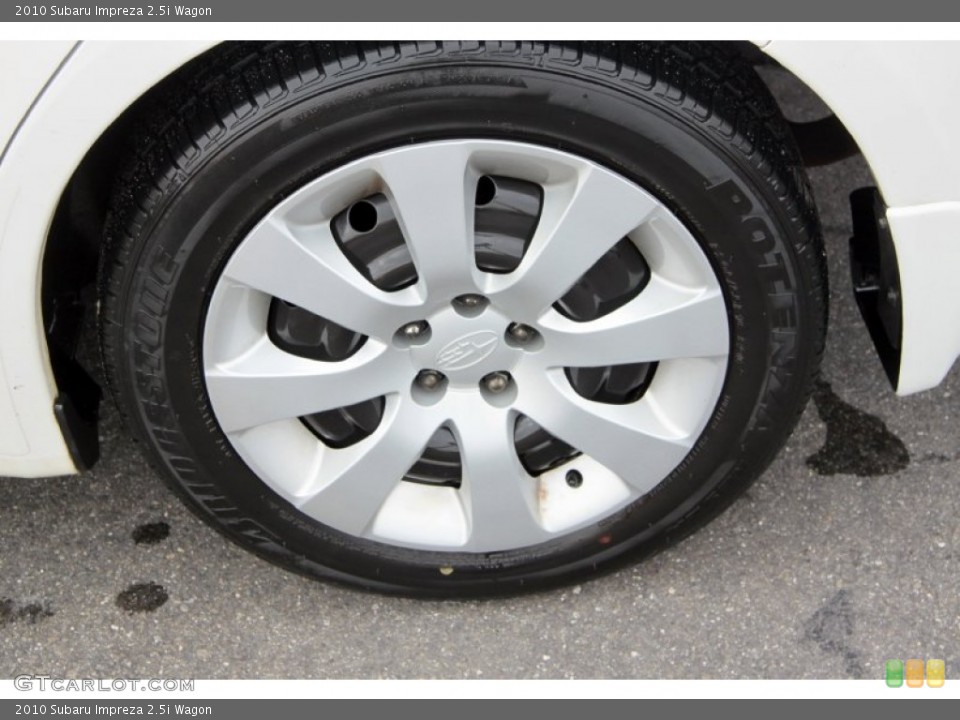 2010 Subaru Impreza 2.5i Wagon Wheel and Tire Photo #62424411