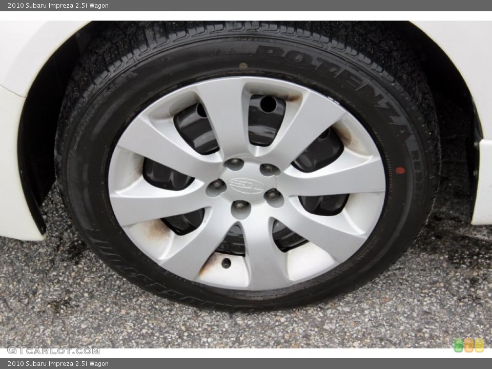 2010 Subaru Impreza 2.5i Wagon Wheel and Tire Photo #62424420