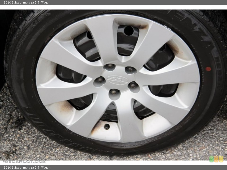 2010 Subaru Impreza 2.5i Wagon Wheel and Tire Photo #62424433