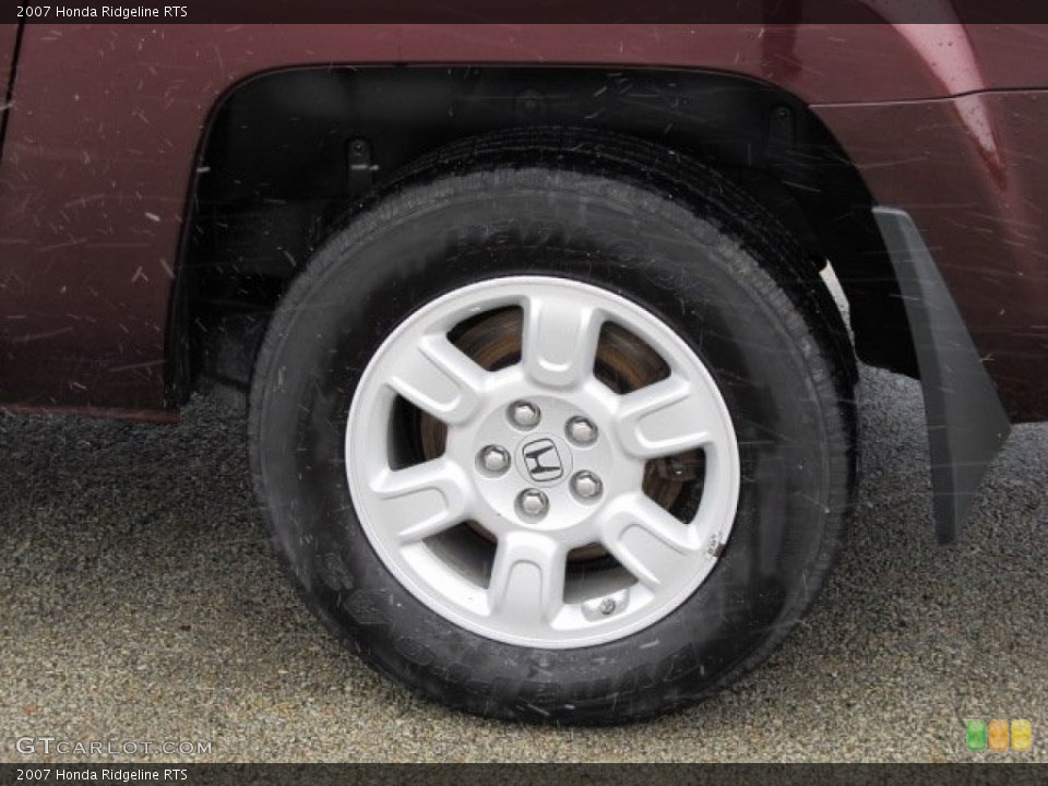 2007 Honda Ridgeline RTS Wheel and Tire Photo #62426528