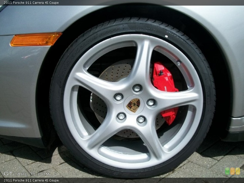 2011 Porsche 911 Carrera 4S Coupe Wheel and Tire Photo #62430405