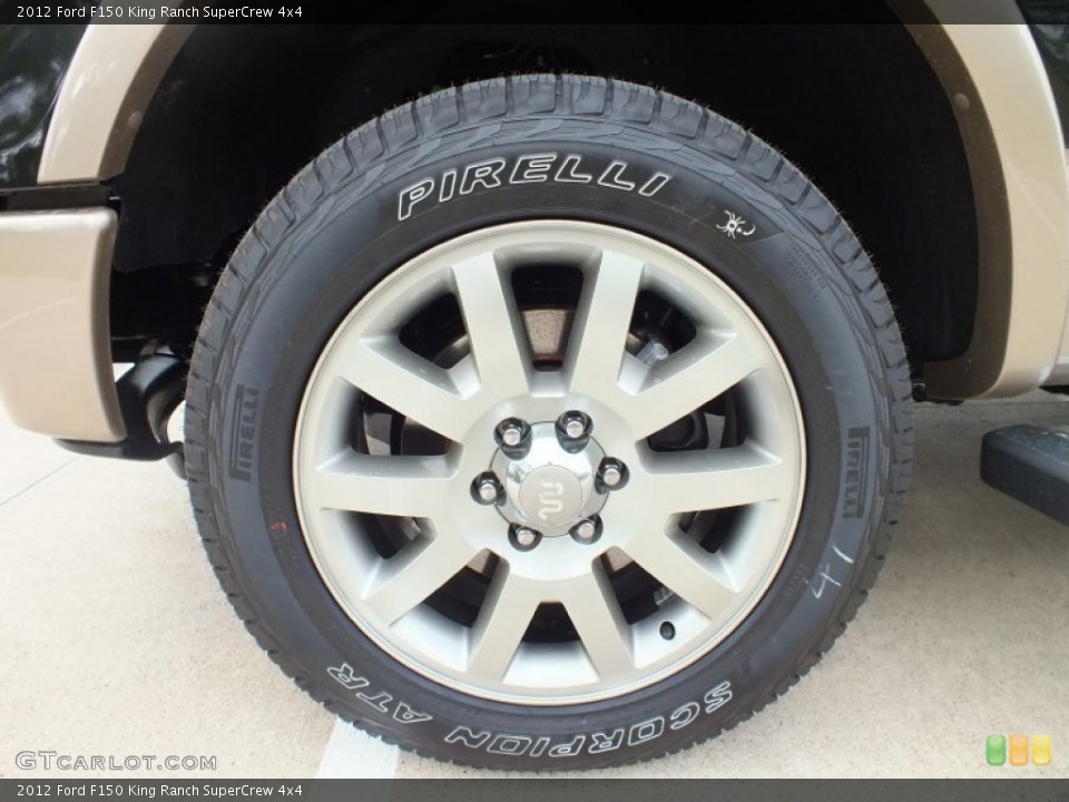 2012 Ford F150 King Ranch SuperCrew 4x4 Wheel and Tire Photo #62438260
