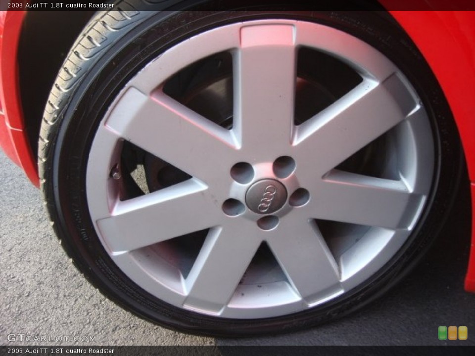 2003 Audi TT 1.8T quattro Roadster Wheel and Tire Photo #62449150