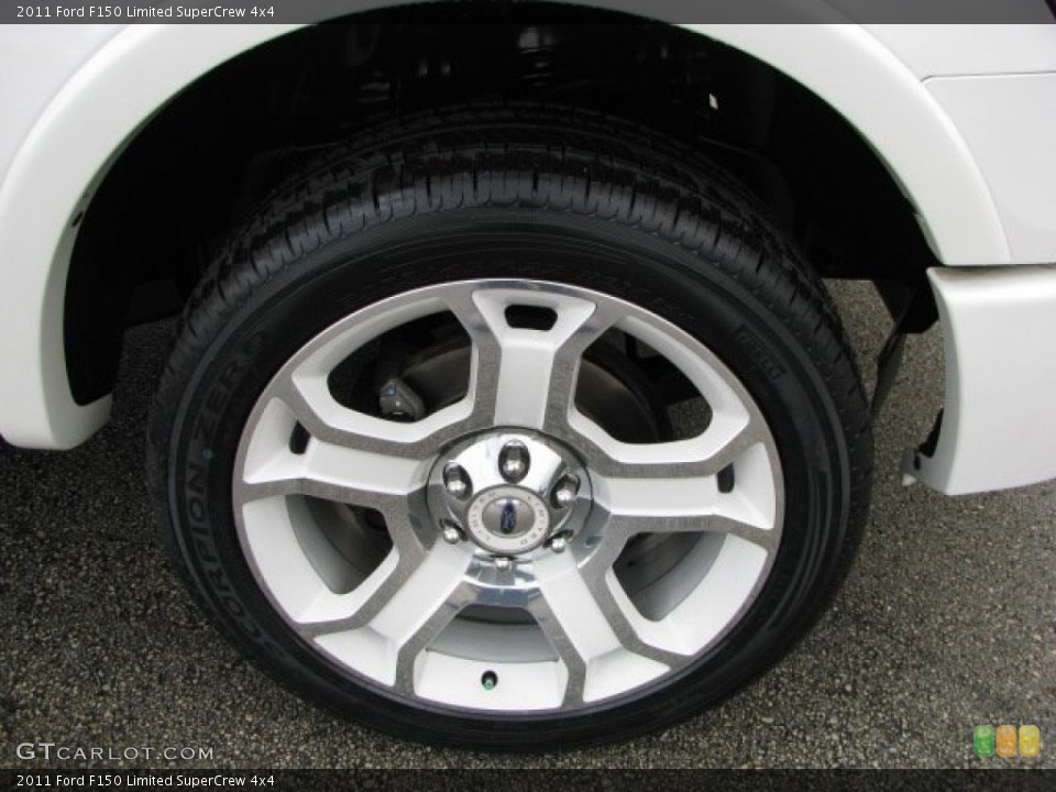 2011 Ford F150 Limited SuperCrew 4x4 Wheel and Tire Photo #62449264
