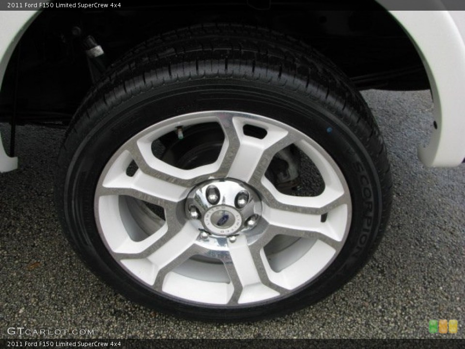 2011 Ford F150 Limited SuperCrew 4x4 Wheel and Tire Photo #62449315