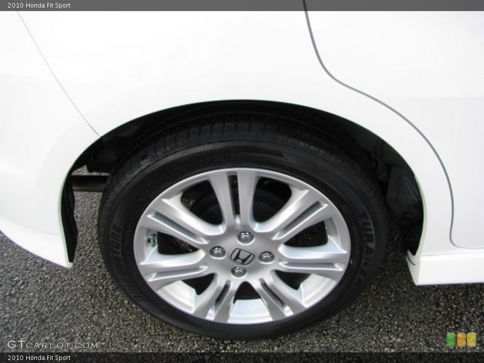 2010 Honda Fit Sport Wheel and Tire Photo #62449553