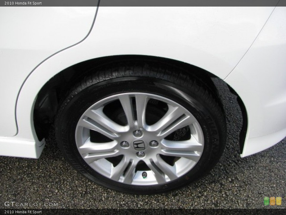 2010 Honda Fit Sport Wheel and Tire Photo #62449608