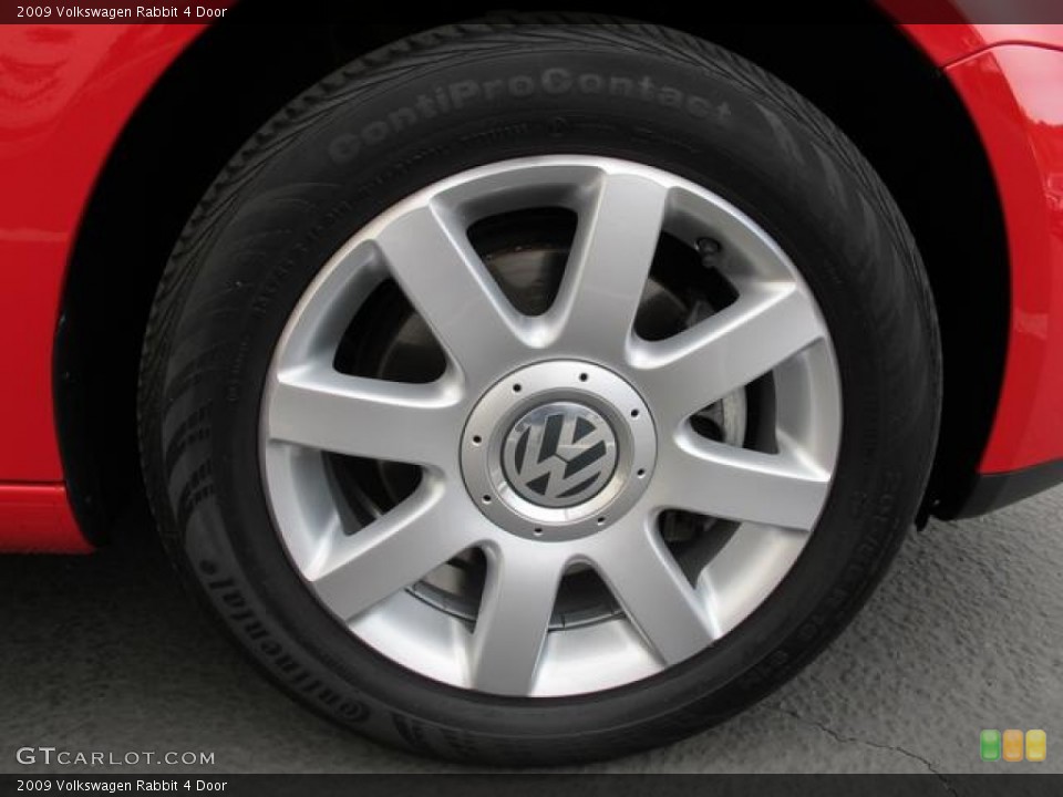 2009 Volkswagen Rabbit 4 Door Wheel and Tire Photo #62453311