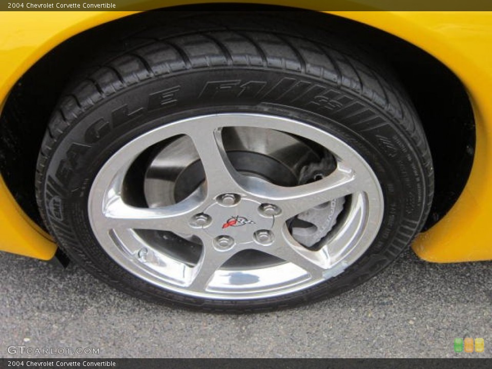 2004 Chevrolet Corvette Convertible Wheel and Tire Photo #62454844