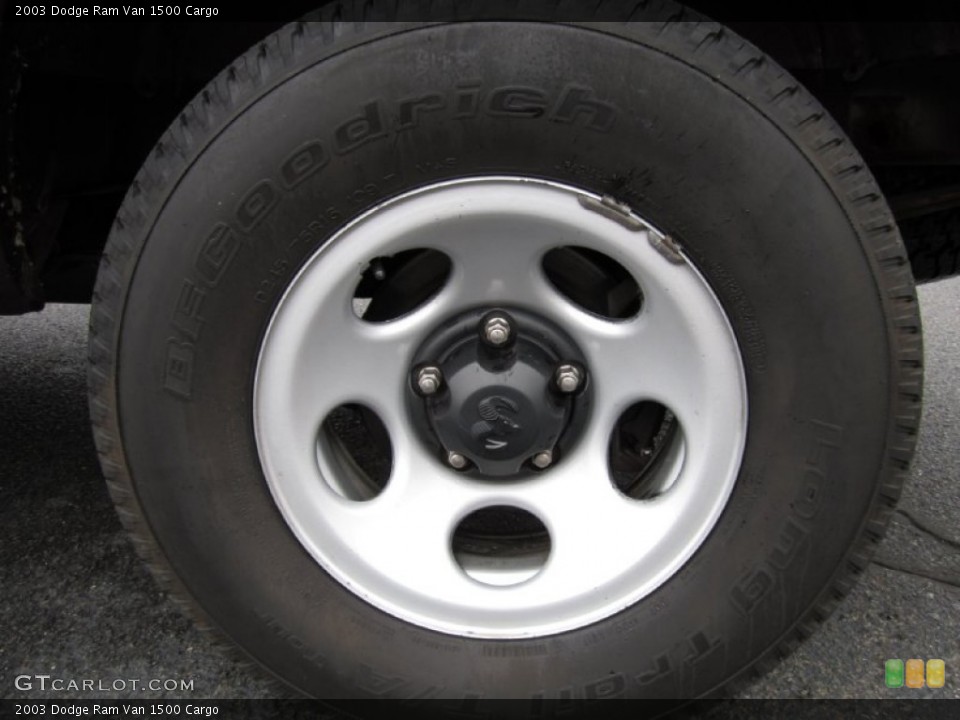 2003 Dodge Ram Van 1500 Cargo Wheel and Tire Photo #62454983