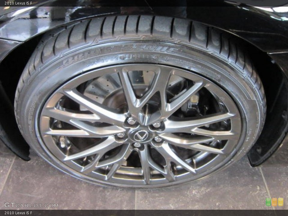 2010 Lexus IS F Wheel and Tire Photo #62455030