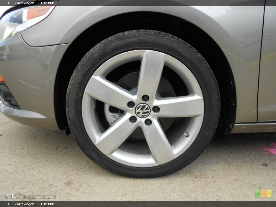 2012 Volkswagen CC Lux Plus Wheel and Tire Photo #62457046