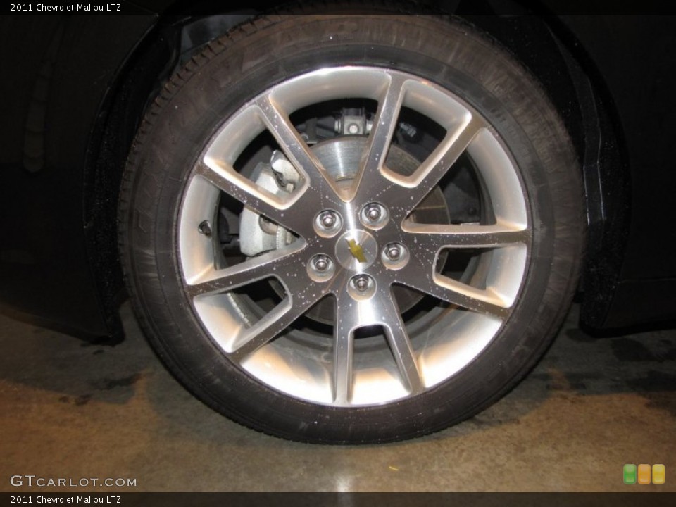 2011 Chevrolet Malibu LTZ Wheel and Tire Photo #62460902