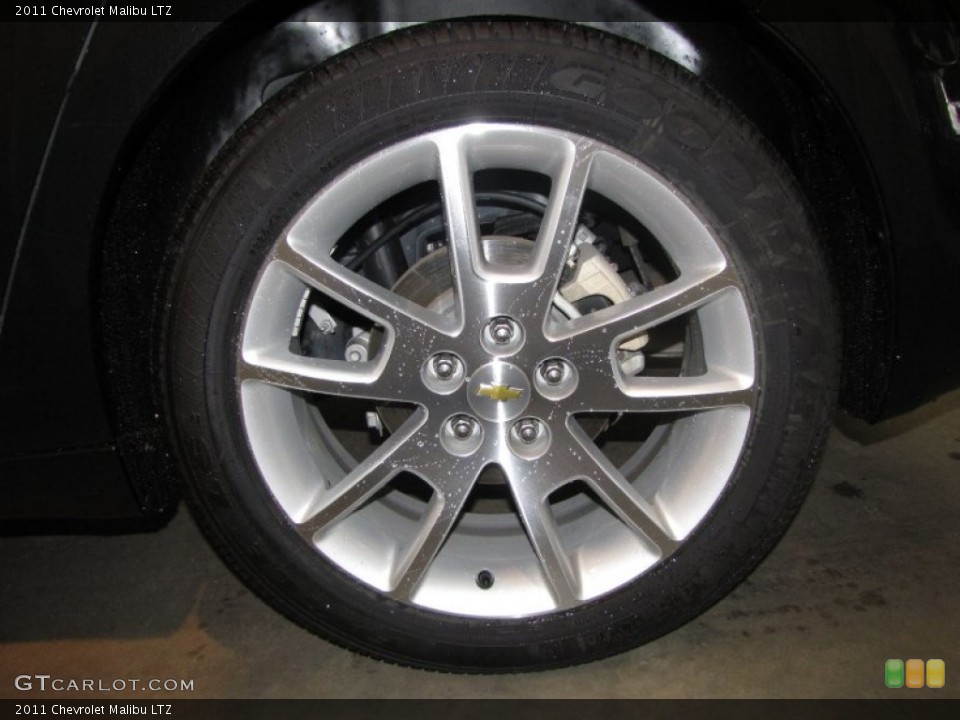 2011 Chevrolet Malibu LTZ Wheel and Tire Photo #62460909