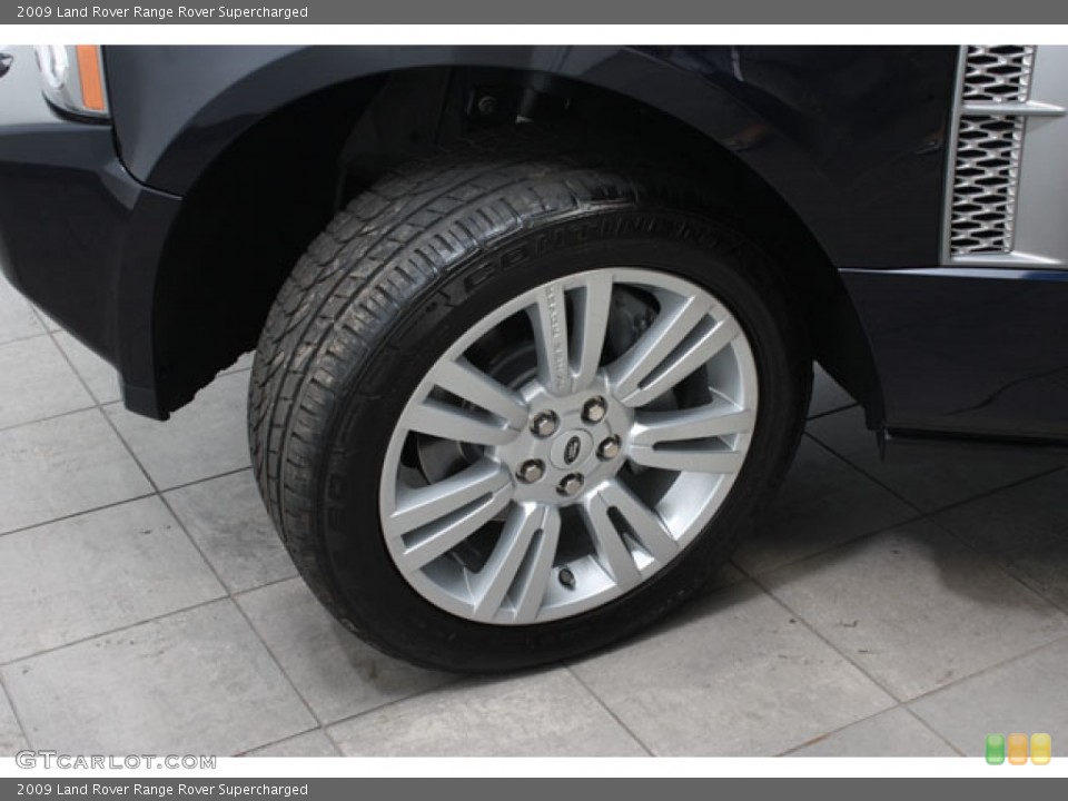 2009 Land Rover Range Rover Supercharged Wheel and Tire Photo #62461490