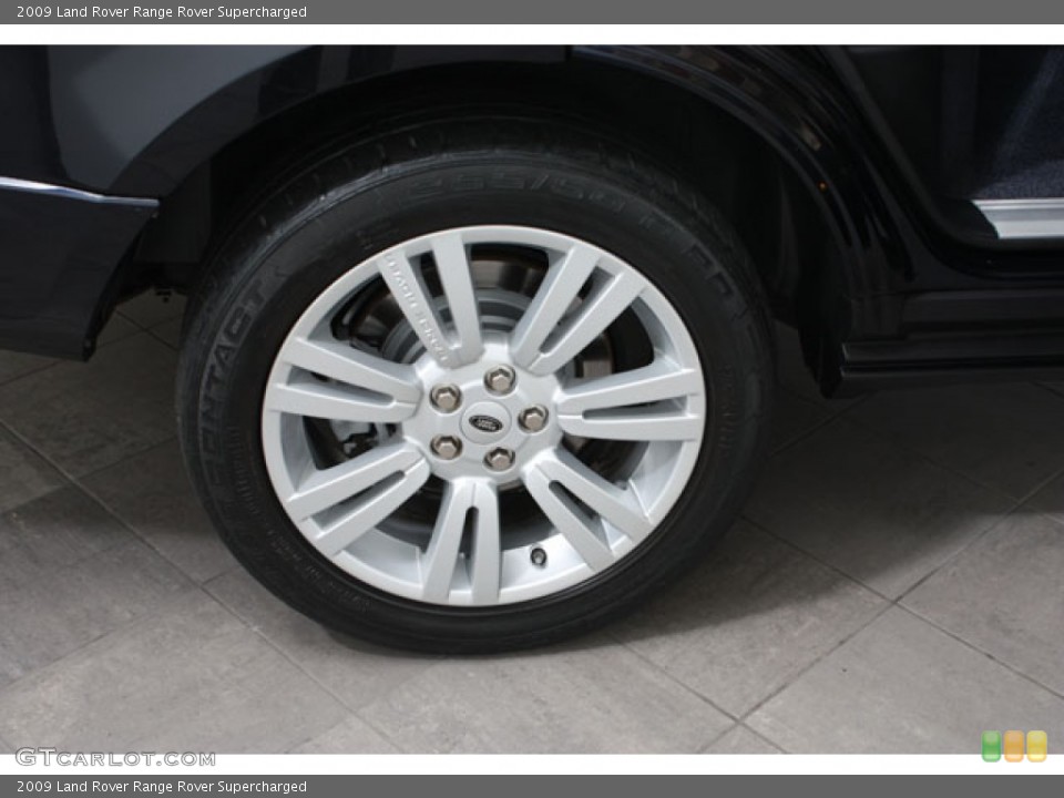 2009 Land Rover Range Rover Supercharged Wheel and Tire Photo #62461516