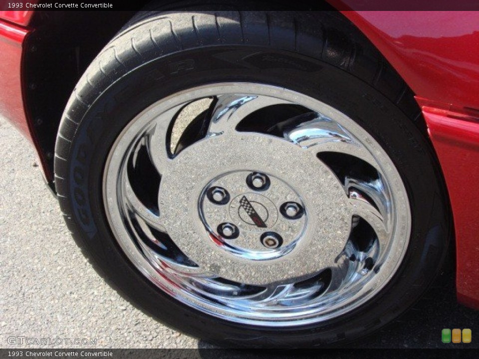 1993 Chevrolet Corvette Convertible Wheel and Tire Photo #62461962
