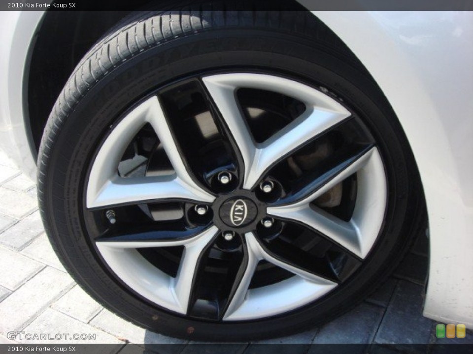 2010 Kia Forte Koup SX Wheel and Tire Photo #62466562