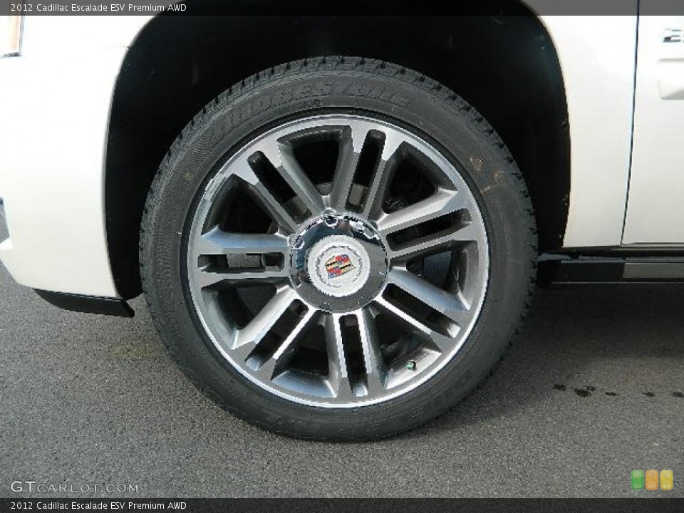 2012 Cadillac Escalade ESV Premium AWD Wheel and Tire Photo #62471017