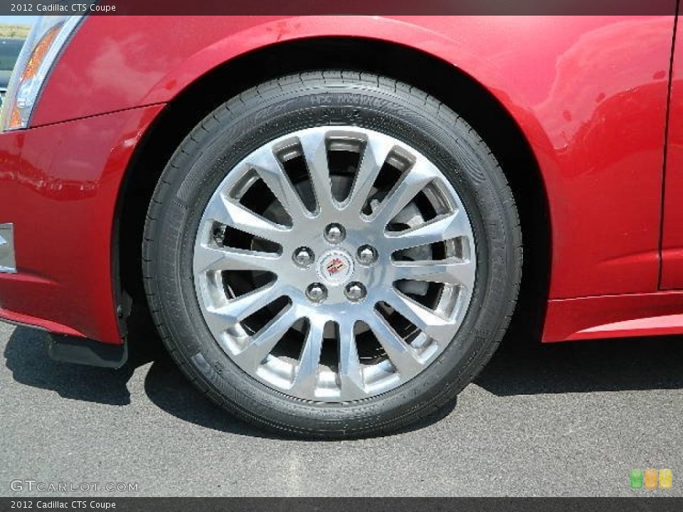 2012 Cadillac CTS Coupe Wheel and Tire Photo #62471632