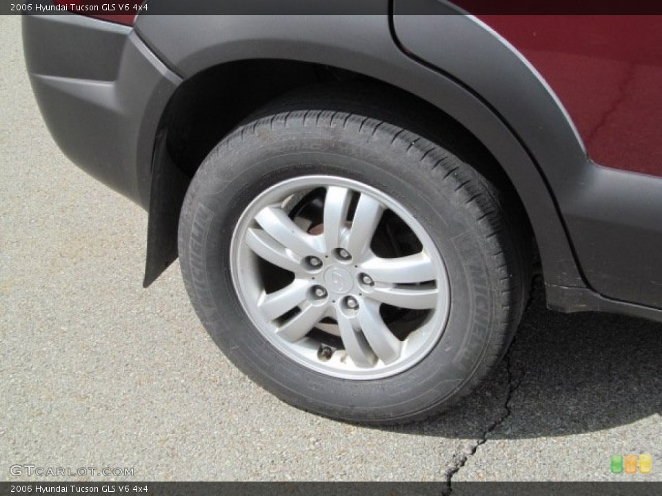 2006 Hyundai Tucson GLS V6 4x4 Wheel and Tire Photo #62473849