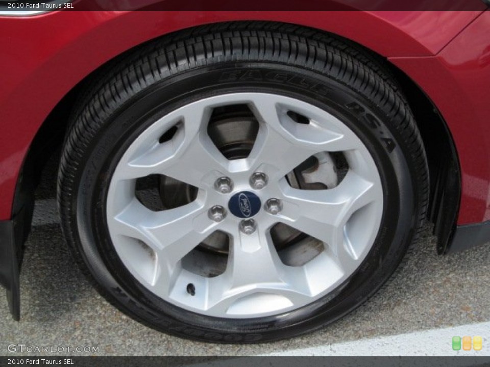 2010 Ford Taurus SEL Wheel and Tire Photo #62474287