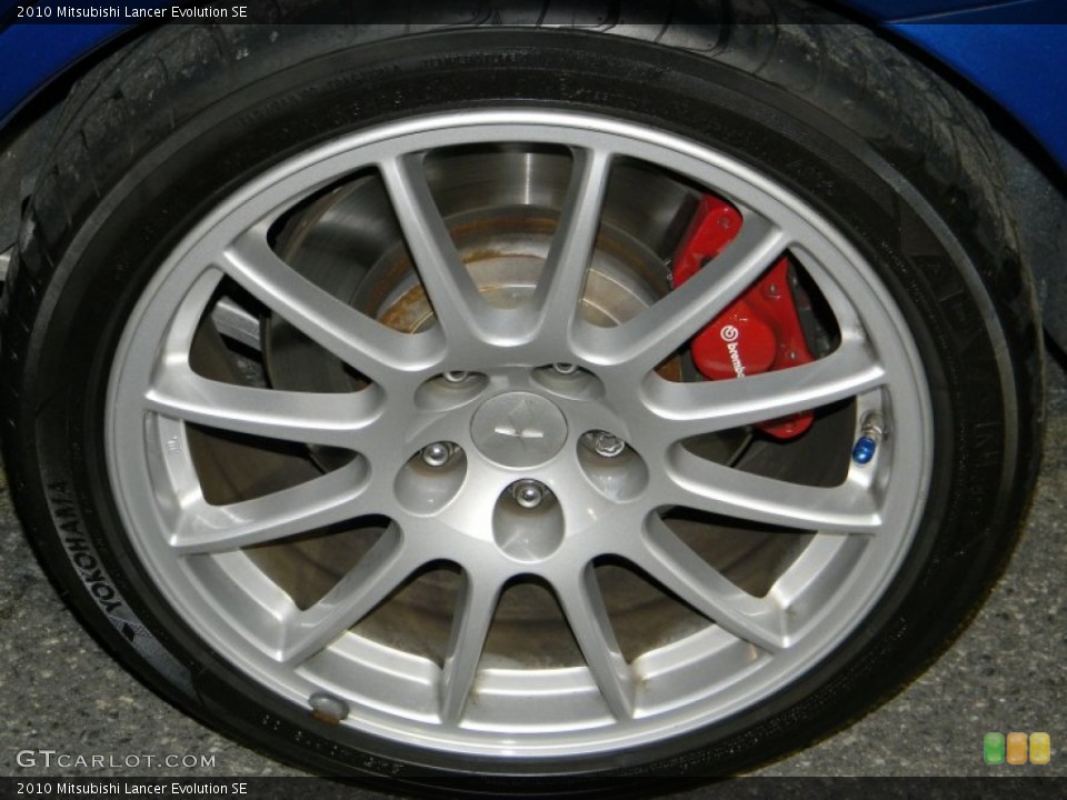 2010 Mitsubishi Lancer Evolution SE Wheel and Tire Photo #62474723