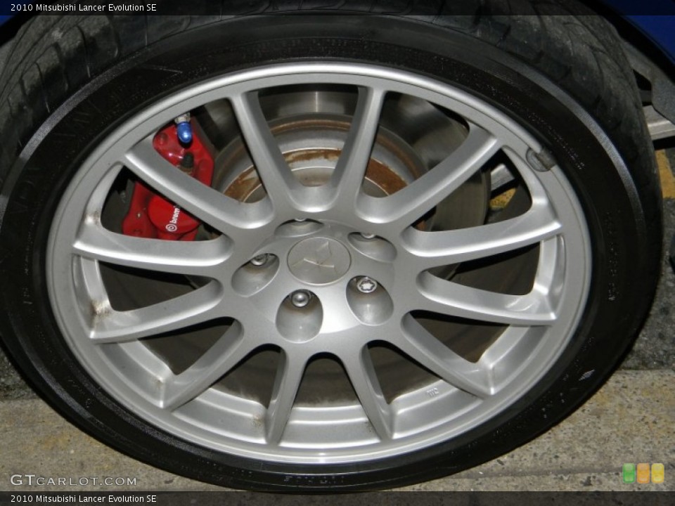 2010 Mitsubishi Lancer Evolution SE Wheel and Tire Photo #62474734