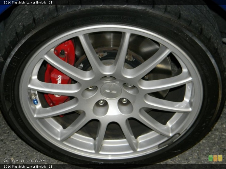 2010 Mitsubishi Lancer Evolution SE Wheel and Tire Photo #62474743