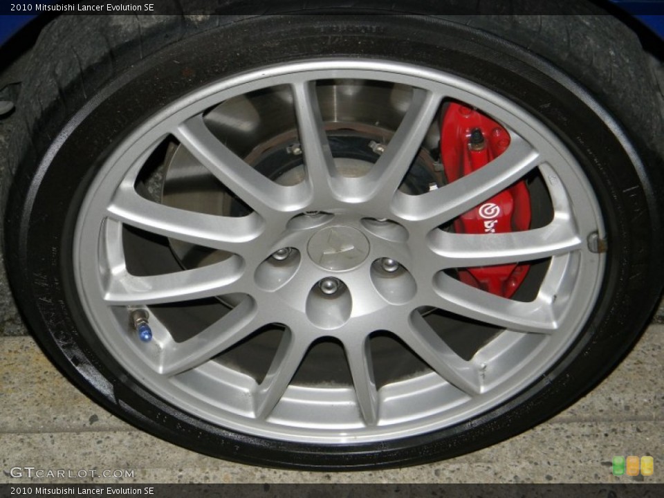 2010 Mitsubishi Lancer Evolution SE Wheel and Tire Photo #62474752