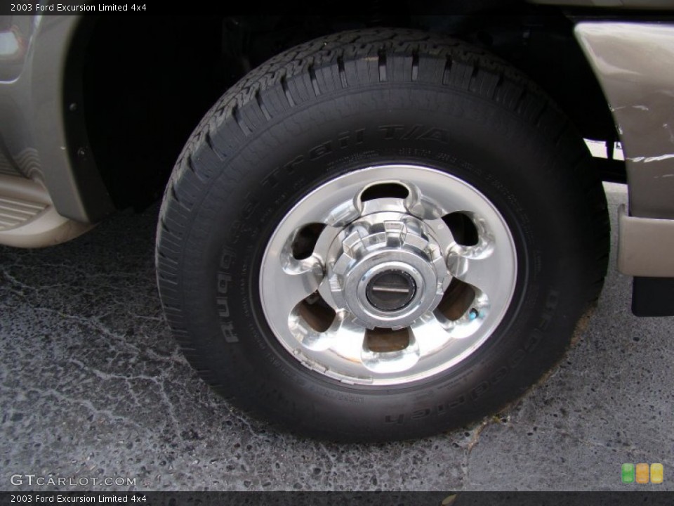 2003 Ford Excursion Limited 4x4 Wheel and Tire Photo #62476060