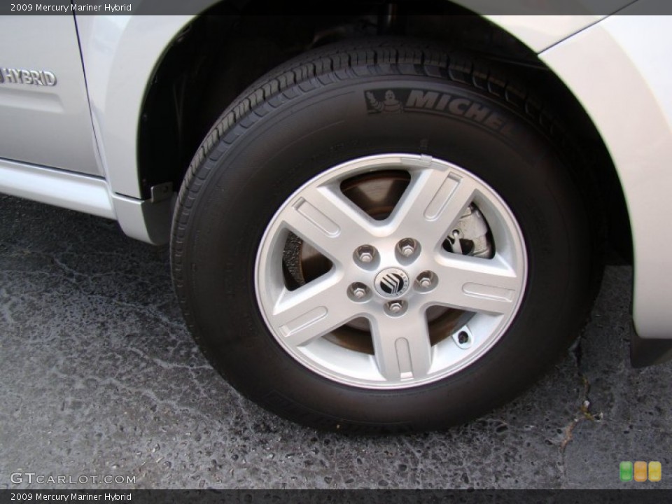 2009 Mercury Mariner Hybrid Wheel and Tire Photo #62476411