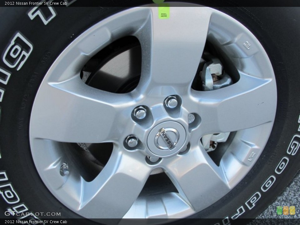2012 Nissan Frontier SV Crew Cab Wheel and Tire Photo #62482099