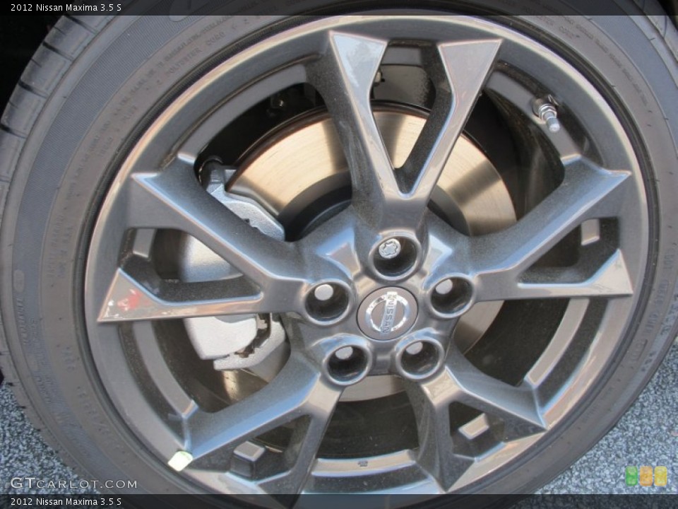 2012 Nissan Maxima 3.5 S Wheel and Tire Photo #62484061