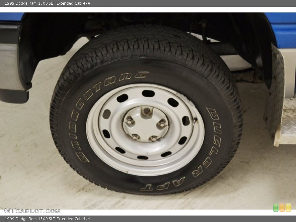 1999 Dodge Ram 1500 SLT Extended Cab 4x4 Wheel and Tire Photo #62486488