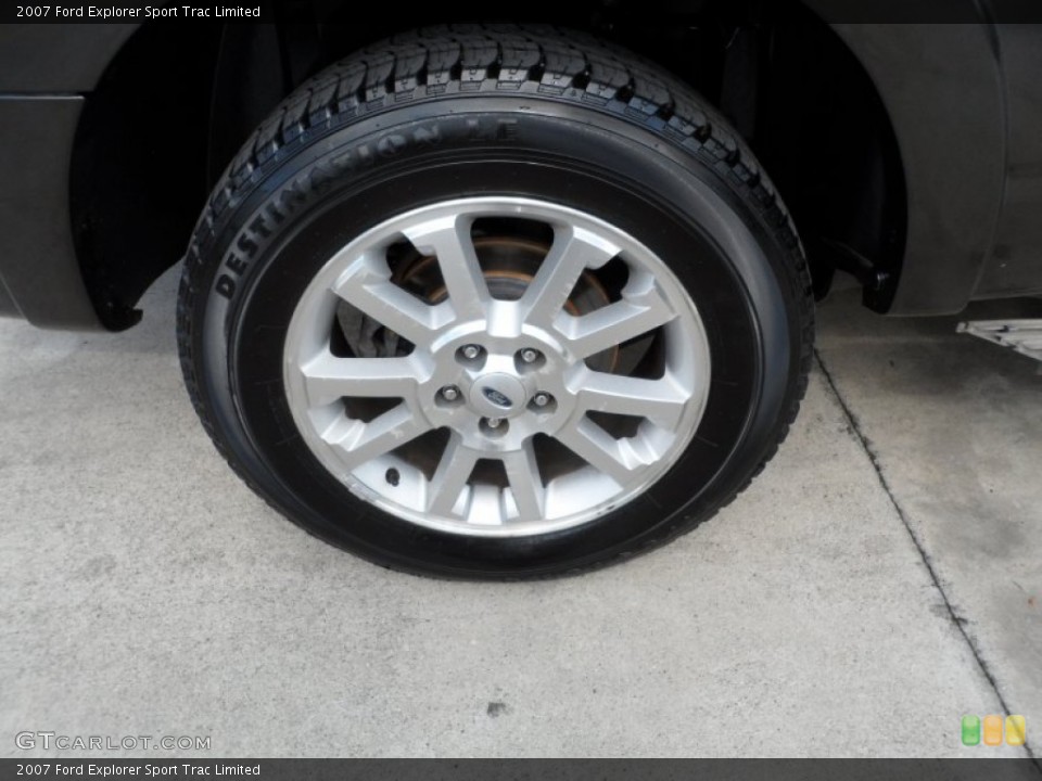 2007 Ford Explorer Sport Trac Limited Wheel and Tire Photo #62487849