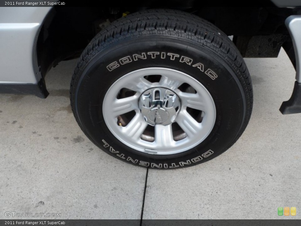 2011 Ford Ranger XLT SuperCab Wheel and Tire Photo #62489542