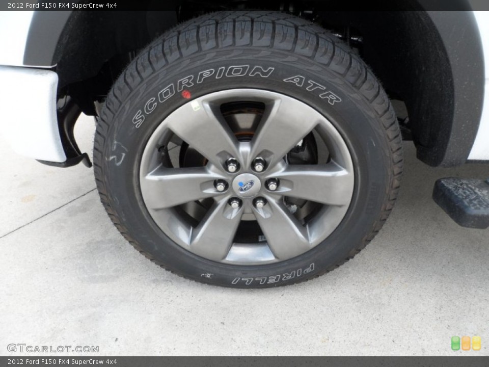 2012 Ford F150 FX4 SuperCrew 4x4 Wheel and Tire Photo #62489989