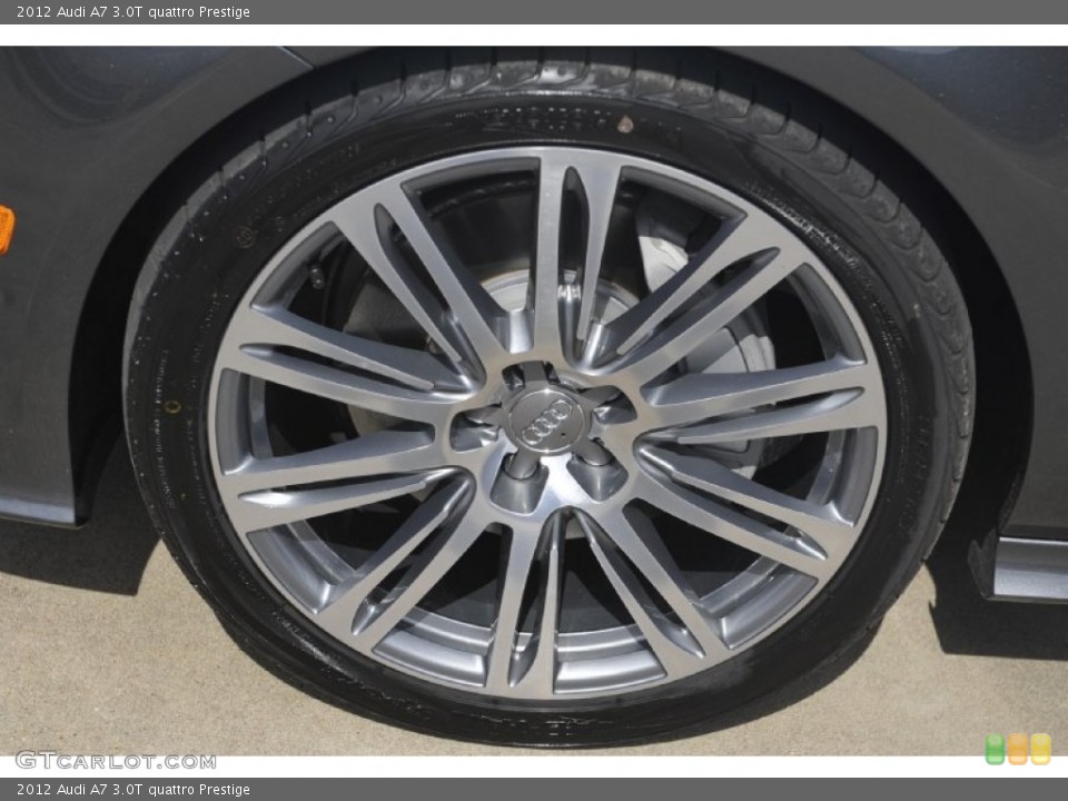 2012 Audi A7 3.0T quattro Prestige Wheel and Tire Photo #62493089