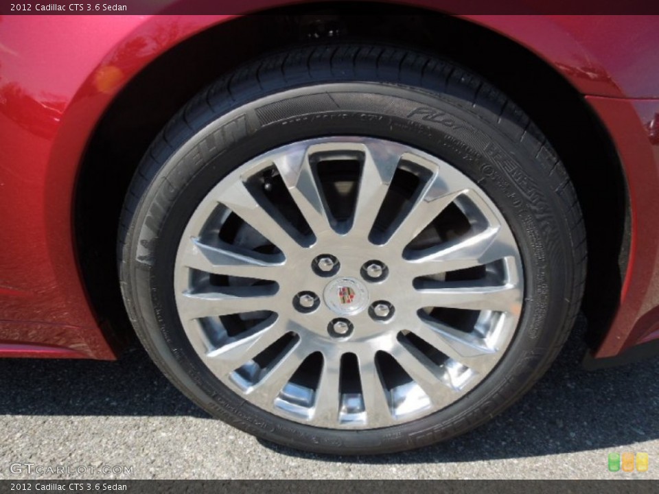 2012 Cadillac CTS 3.6 Sedan Wheel and Tire Photo #62494812