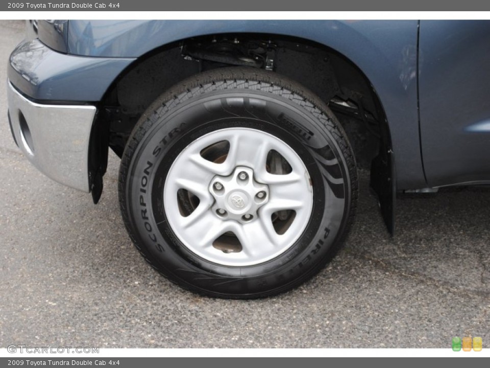 2009 Toyota Tundra Double Cab 4x4 Wheel and Tire Photo #62496576