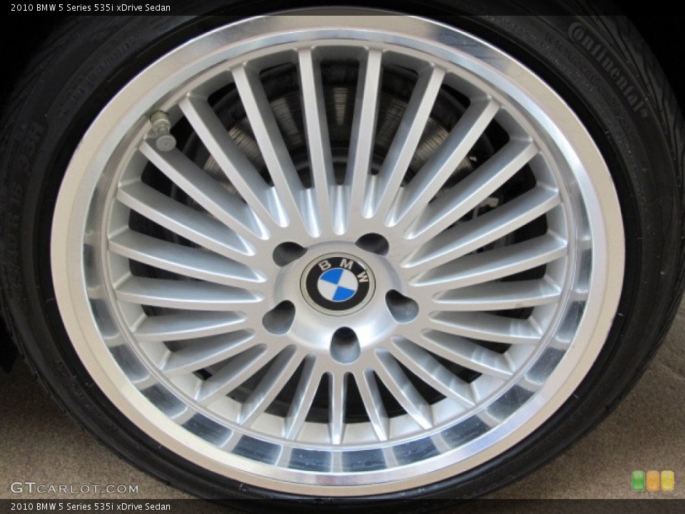2010 BMW 5 Series 535i xDrive Sedan Wheel and Tire Photo #62500767