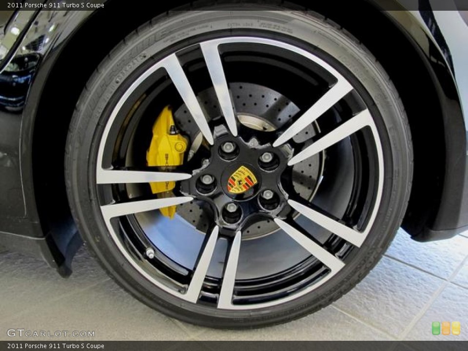 2011 Porsche 911 Turbo S Coupe Wheel and Tire Photo #62506242