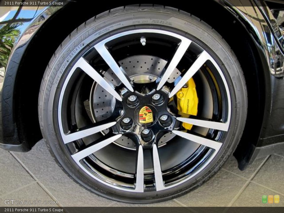 2011 Porsche 911 Turbo S Coupe Wheel and Tire Photo #62506251