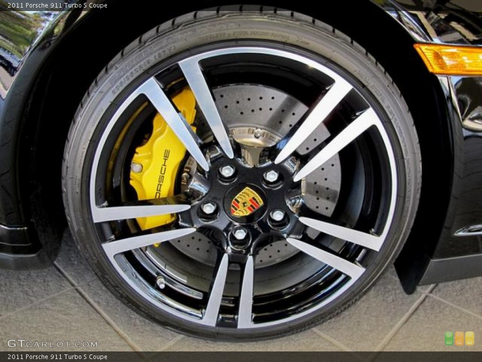 2011 Porsche 911 Turbo S Coupe Wheel and Tire Photo #62506258