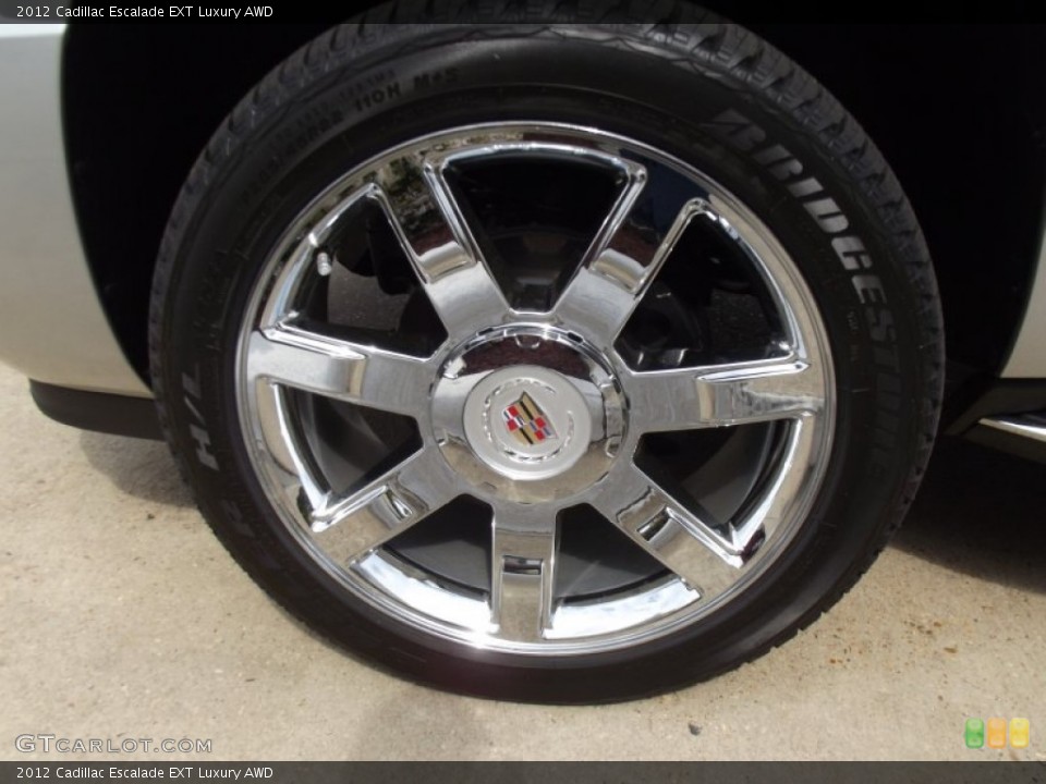 2012 Cadillac Escalade EXT Luxury AWD Wheel and Tire Photo #62510512