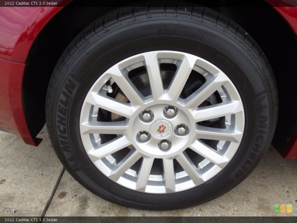 2012 Cadillac CTS 3.0 Sedan Wheel and Tire Photo #62510726